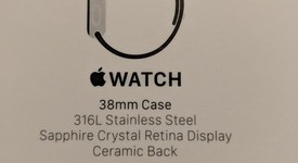 Good
													Apple Watch 1st Gen 38mm - Black, 8 GB, A1553, Stainless Steel, photo 5 of 8