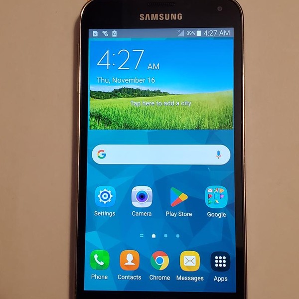 Samsung Galaxy S5 - Unlocked, 16 GB, Black, SM-G900F