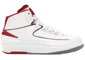 Jordan 2 Retro White Red (2014) (GS) for sale