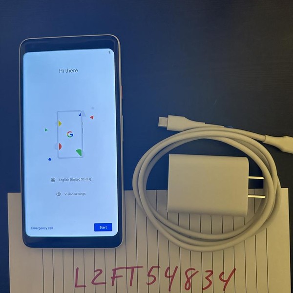 Google Pixel 2 XL - Unlocked, 64 GB, Black & White, Google Edition