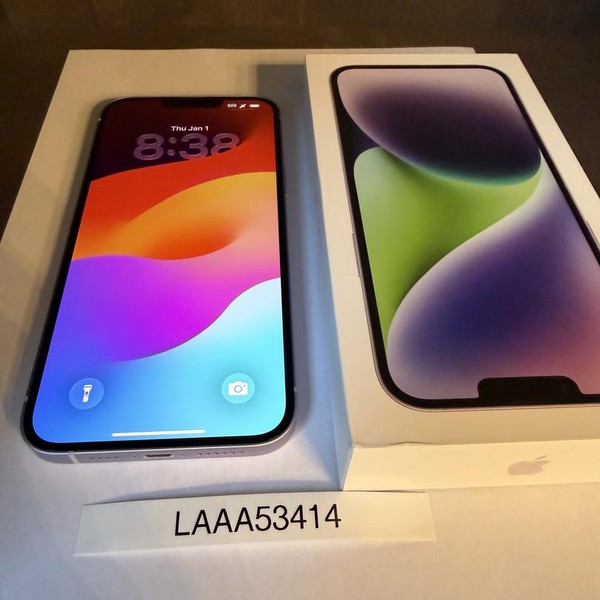 Apple iPhone 14 Plus - Unlocked, 128 GB, Purple, A2632