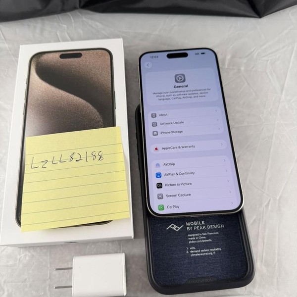 Apple iPhone 15 Pro Max - Unlocked, 512 GB, Natural, A2849