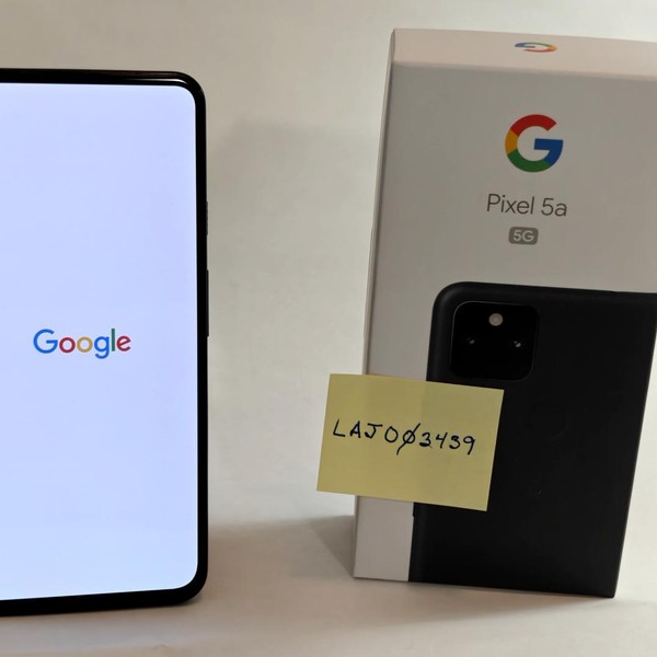 Google Pixel 5a 5G - Unlocked, 128 GB, Black, 6 GB