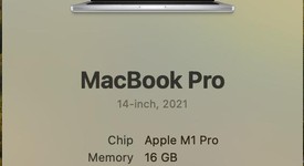 Good
													MacBook Pro 2021 - 14" - Apple M1 Pro 10-core, Silver, 1 TB, 16 GB, photo 5 of 13