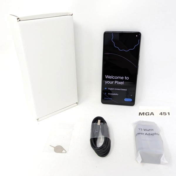 Google Pixel 7 - Unlocked, 128 GB, Obsidian, 8 GB, GVU6C, Sub-6 5G