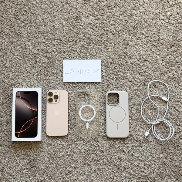 Apple iPhone 16 Pro - Unlocked, 256 GB, Desert, A3083