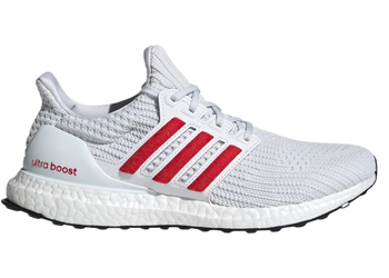 adidas UltraBoost 4.0 DNA White Scarlet for sale