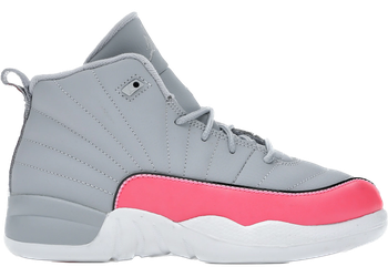 Jordan 12 Retro Wolf Grey Racer Pink (PS) for sale