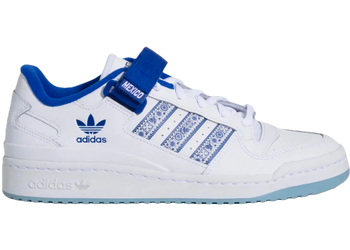 adidas Tenis Forum Low Mexico City Cloud White Royal Blue Icey Blue for sale