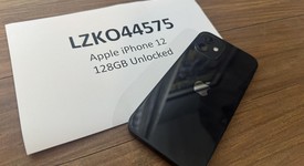Good
													Apple iPhone 12 - Unlocked, Black, 128 GB, A2172, photo 4 of 6