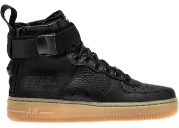 Nike SF Air Force 1 Mid Black Gum (Women's) for sale
