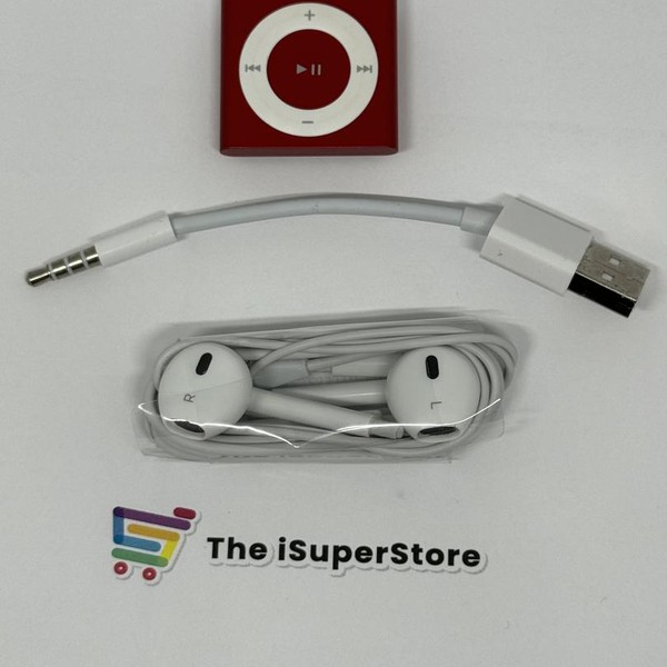 Apple iPod Shuffle 4th Gen - Red, 2 GB, A1373