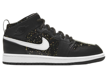 Jordan 1 Mid SE Black Glitter (PS) for sale