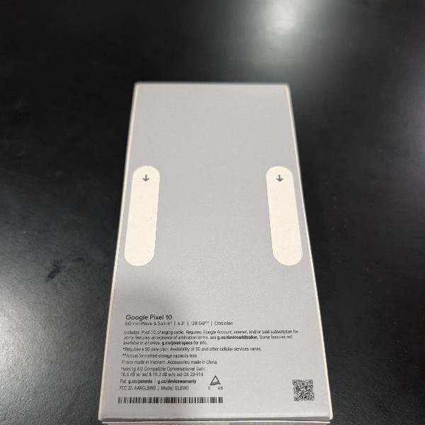 Google Pixel 10 - T-Mobile, 128 GB, Obsidian, GLBW0