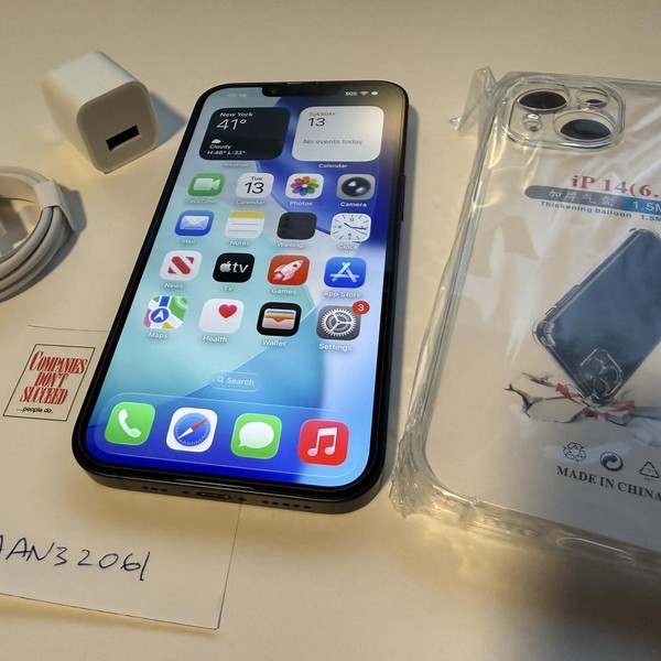 Apple iPhone 14 - Unlocked, 128 GB, Midnight, A2649