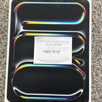 New Apple iPad Pro 13 inch (M5) 2025 - Wi-Fi, 256 GB, Space Black, Apple M5 9-Core, A3360, Standard Glass