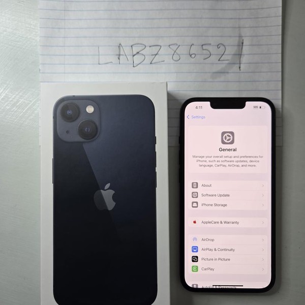 Apple iPhone 13 - Unlocked, 128 GB, Midnight, A2482