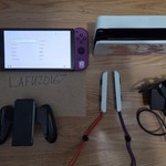 Good Nintendo Switch - OLED - 64 GB, Violet, Pokemon Scarlet & Violet
