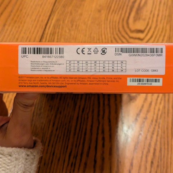 Amazon Fire 7 2017 with Alexa - Wi-Fi, 8 GB, Blue