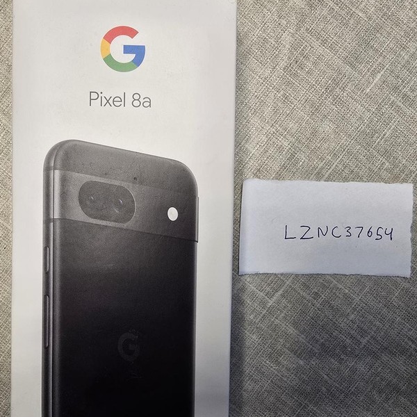 Google Pixel 8a - Unlocked, 128 GB, Obsidian, 8 GB, GKV4X, Sub-6 5G