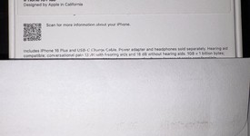 New
													Apple iPhone 16 Plus - Unlocked, White, 128 GB, A3082, photo 4 of 4