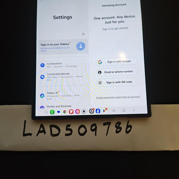 Samsung Galaxy Z Fold6 - Unlocked, 256 GB, Black, 12 GB, SM-F956U1