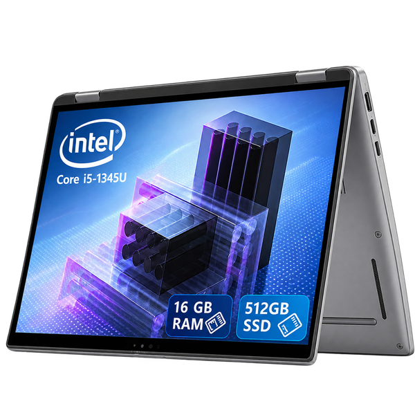Dell Latitude 7440 2-in-1 - 1 TB, Silver, 16 GB, Intel Core i5
