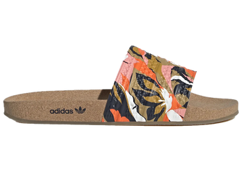 adidas Adilette Cork Slides Legend Ink Orange for sale