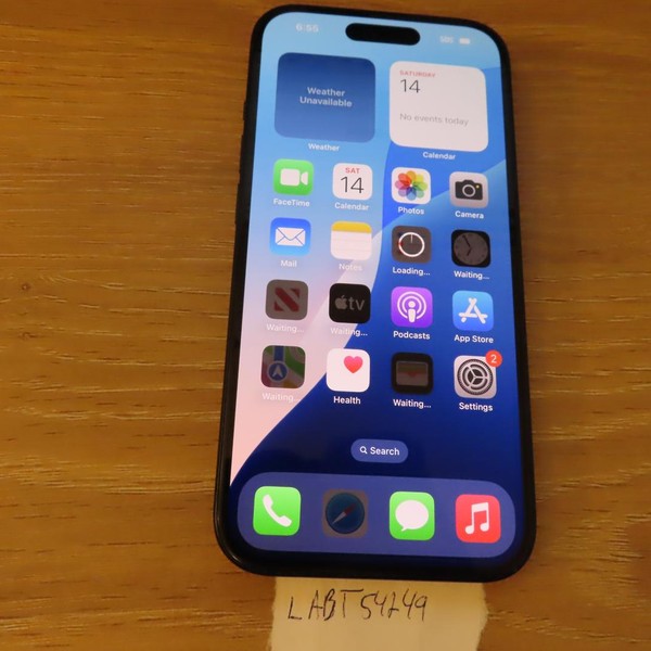 Apple iPhone 15 - T-Mobile, 128 GB, Black, A2846