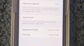 Mint
													Apple iPhone 16 - Unlocked, Black, 128 GB, A3081, photo 1 of 11