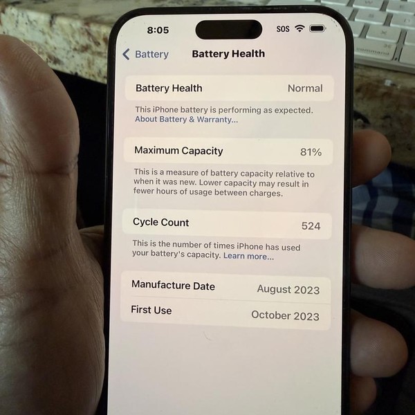 Apple iPhone 15 Pro Max - Unlocked, 256 GB, Black, A2849