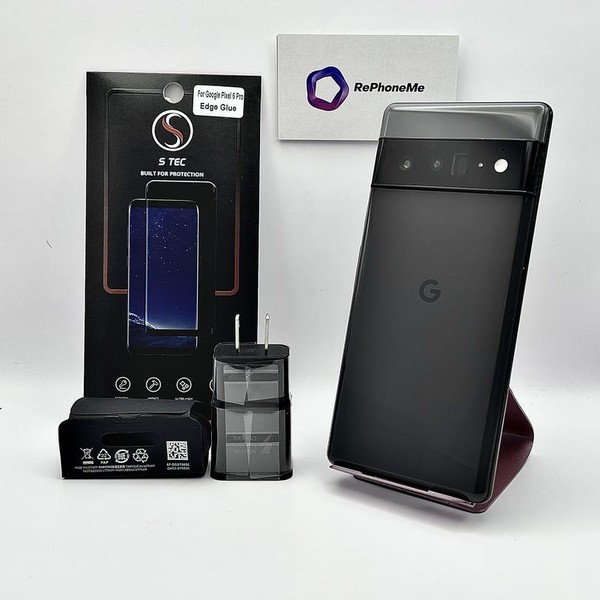 Google Pixel 6 Pro - Unlocked, 128 GB, Black, 12 GB, G8VOU