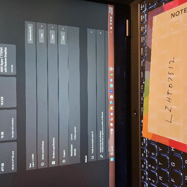 Lenovo Legion 5 - 512 GB, Black, 16 GB, AMD Ryzen 7, FHD