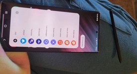 Good
													Samsung Galaxy S22 Ultra - Unlocked, Burgundy, 256 GB, 12 GB, SM-S908U1, photo 1 of 3