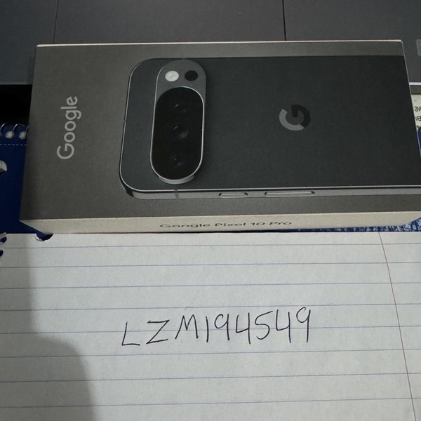 Google Pixel 10 Pro - Unlocked, 128 GB, Obsidian, G4QUR