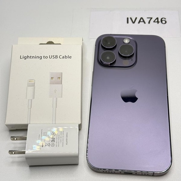 Apple iPhone 14 Pro - Unlocked, 128 GB, Purple, A2650