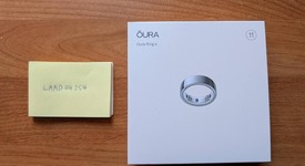 New
													Oura Ring Gen 4 - Silver, Size 11, photo 1 of 2