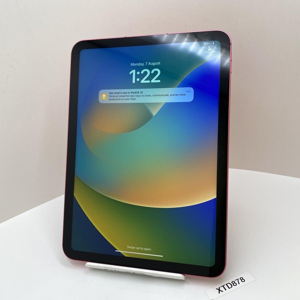 Apple iPad 10th Gen - Wi-Fi, 64 GB, Pink, A2696