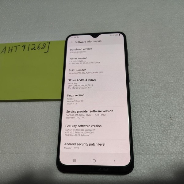 Samsung Galaxy A20 - Unlocked, 32 GB, Navy Blue, 3 GB