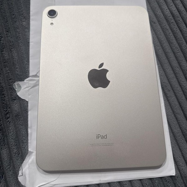 Apple iPad Mini (6th Gen) - Wi-Fi, 64 GB, Starlight, A2567