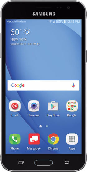 Samsung Galaxy J3 - AT&T, 16 GB, White, SM-J320A