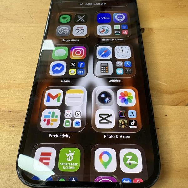 Apple iPhone 15 - Unlocked, 128 GB, Black, A2846