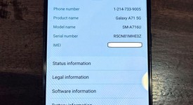 Fair
													Samsung Galaxy A71 5G - AT&T, Black, 128 GB, 6 GB, SM-A716U, photo 2 of 7