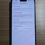 Mint Apple iPhone 15 - Unlocked, 128 GB, Black, A2846