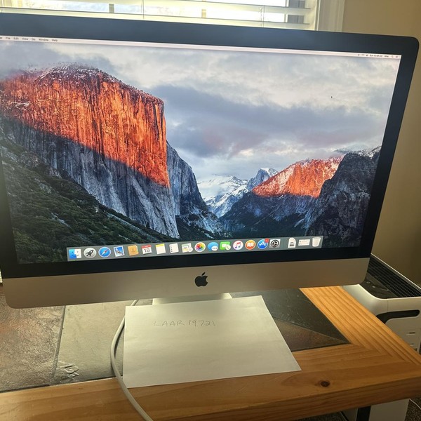 iMac 2015 27 inch Retina 5K - 2 TB, 8 GB, Intel Core i5