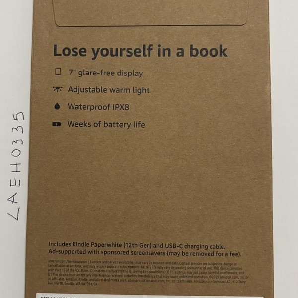 Amazon Kindle Paperwhite 12th Gen 2024 - Amazon, Green