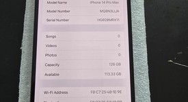 Good
													Apple iPhone 14 Pro Max - T-Mobile, Black, 128 GB, A2651, photo 6 of 6