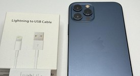 Good
													Apple iPhone 12 Pro - Unlocked, Pacific Blue, 128 GB, A2341, photo 4 of 4
