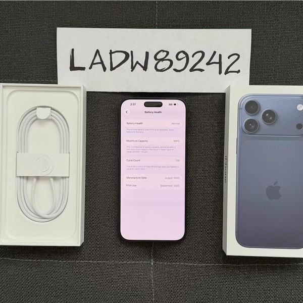 Apple iPhone 17 Pro Max - Unlocked, 512 GB, Deep Blue, A3257