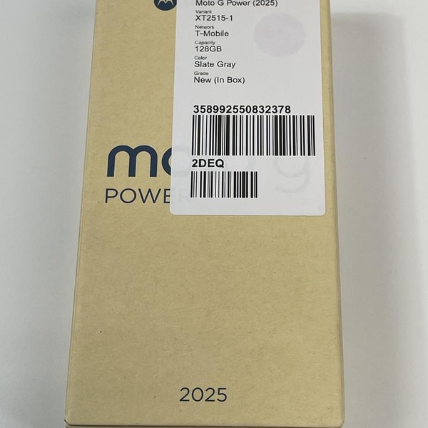 Moto G Power 5G (2025) - T-Mobile, 128 GB, Slate Gray, 8 GB